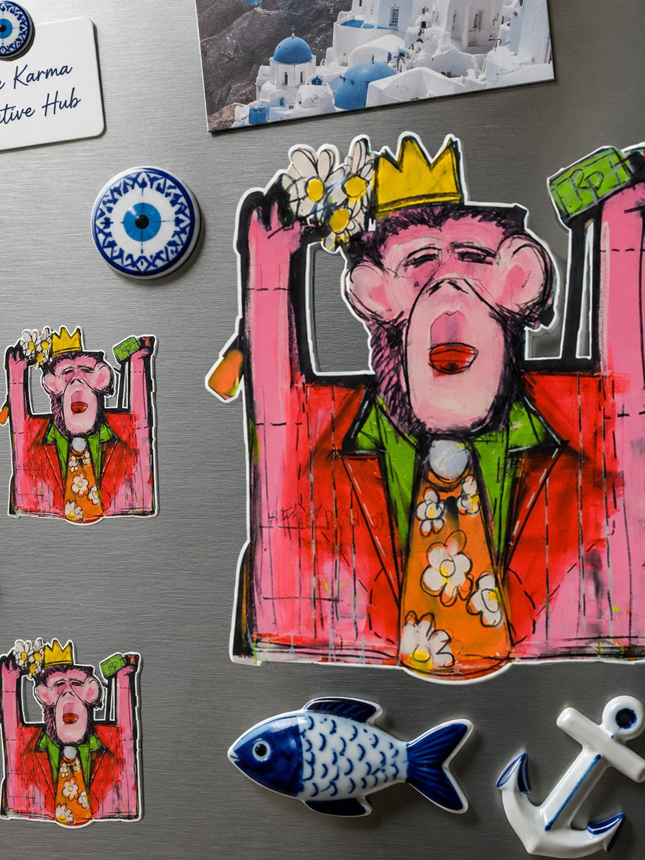 The Monkey Spirit Fridge Magnet – A Little Piece of the Art
