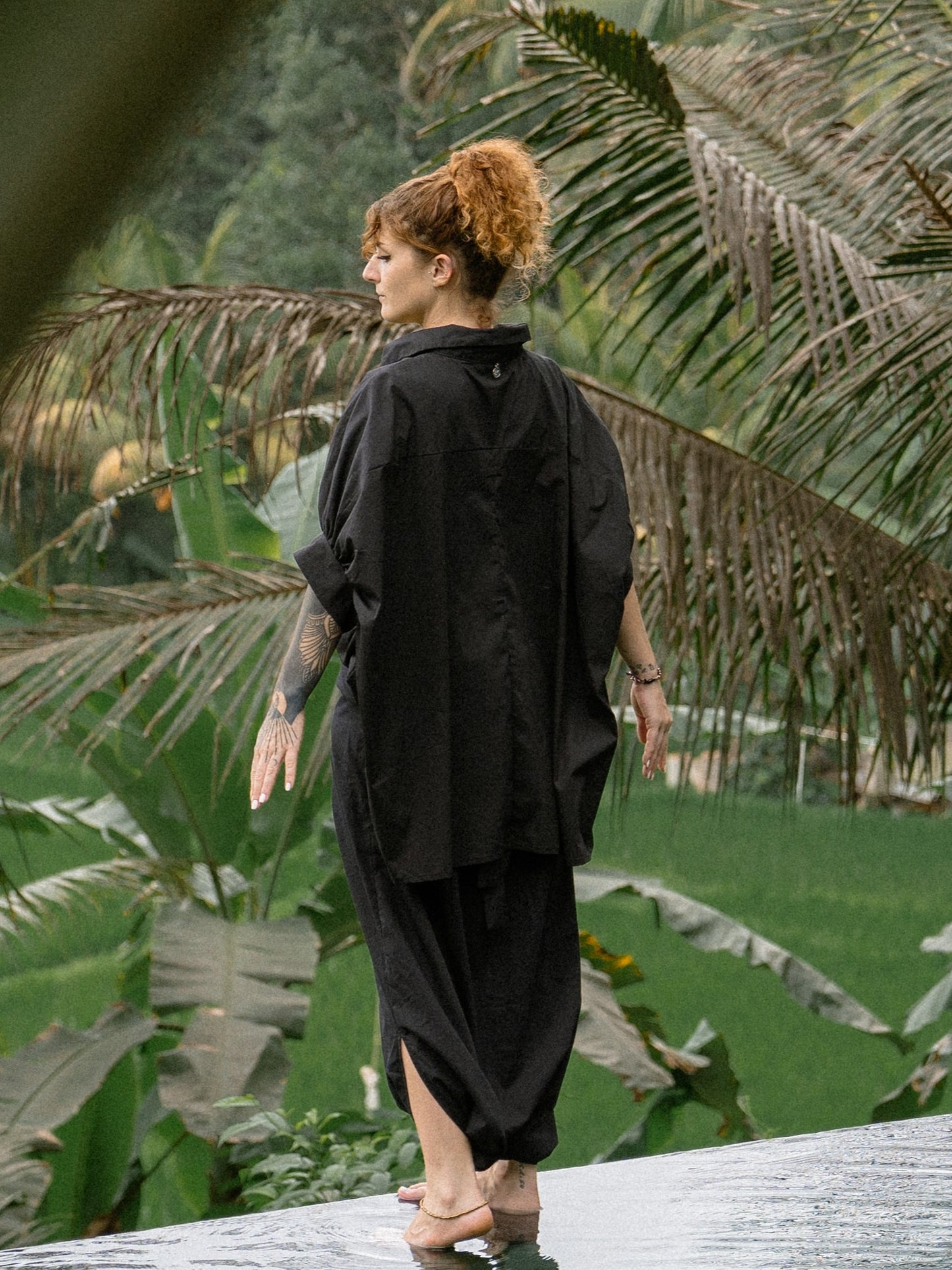 Crinkle Blouse & Hiiragi Pant Set