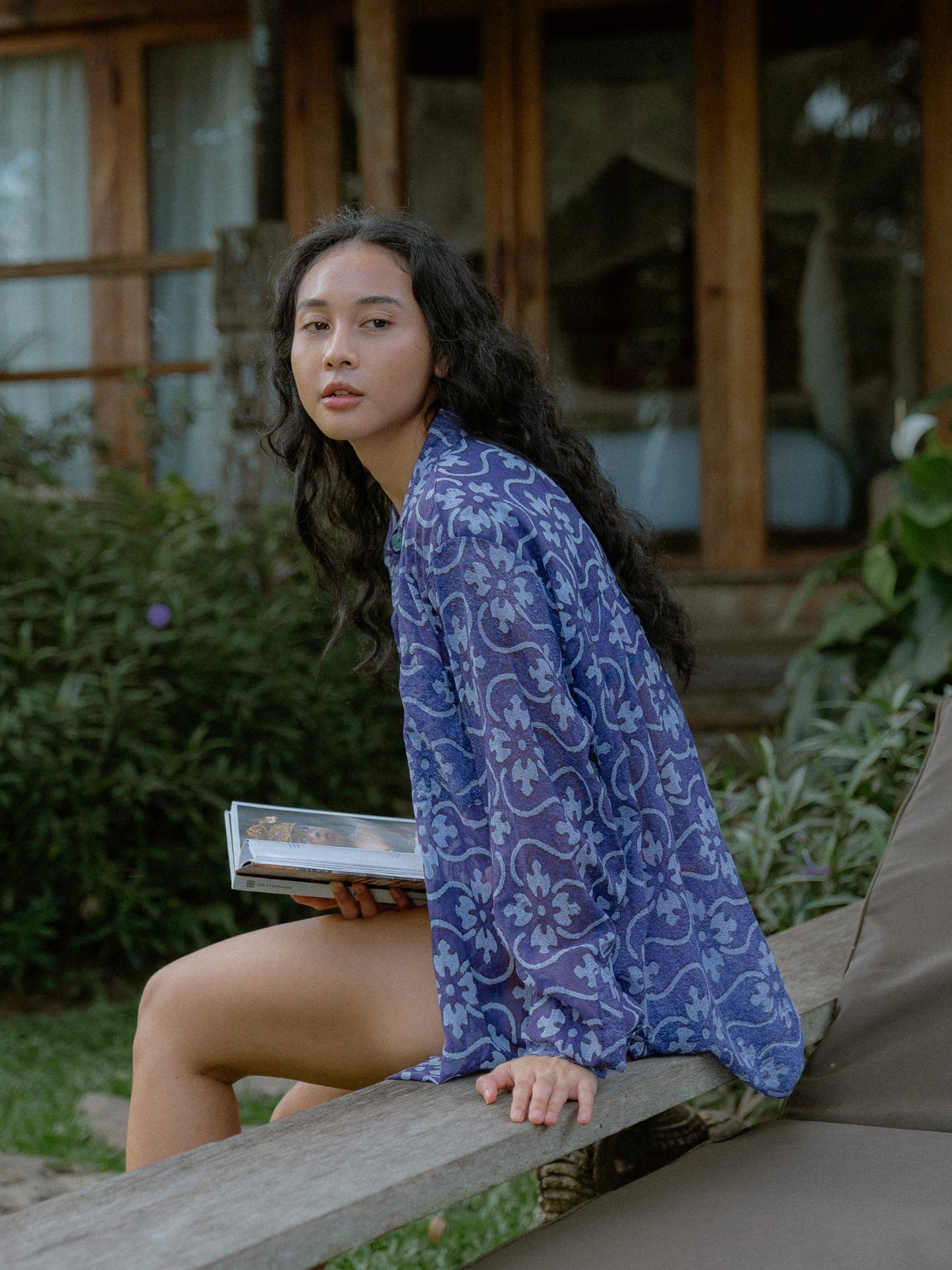 Ma Chemise Blouse - Flower Purple Edition