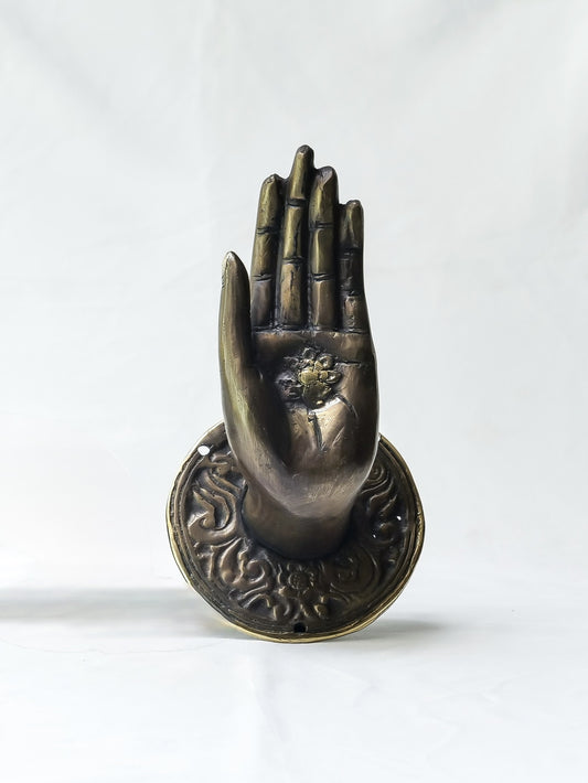 Buddha Hand Blessing in Black