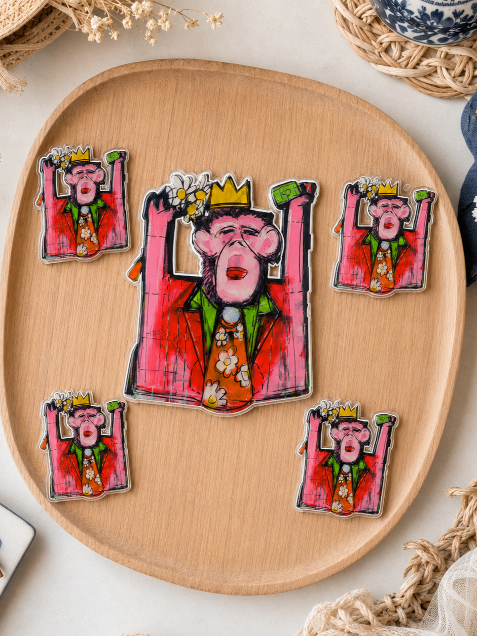 The Monkey Spirit Fridge Magnet – A Little Piece of the Art