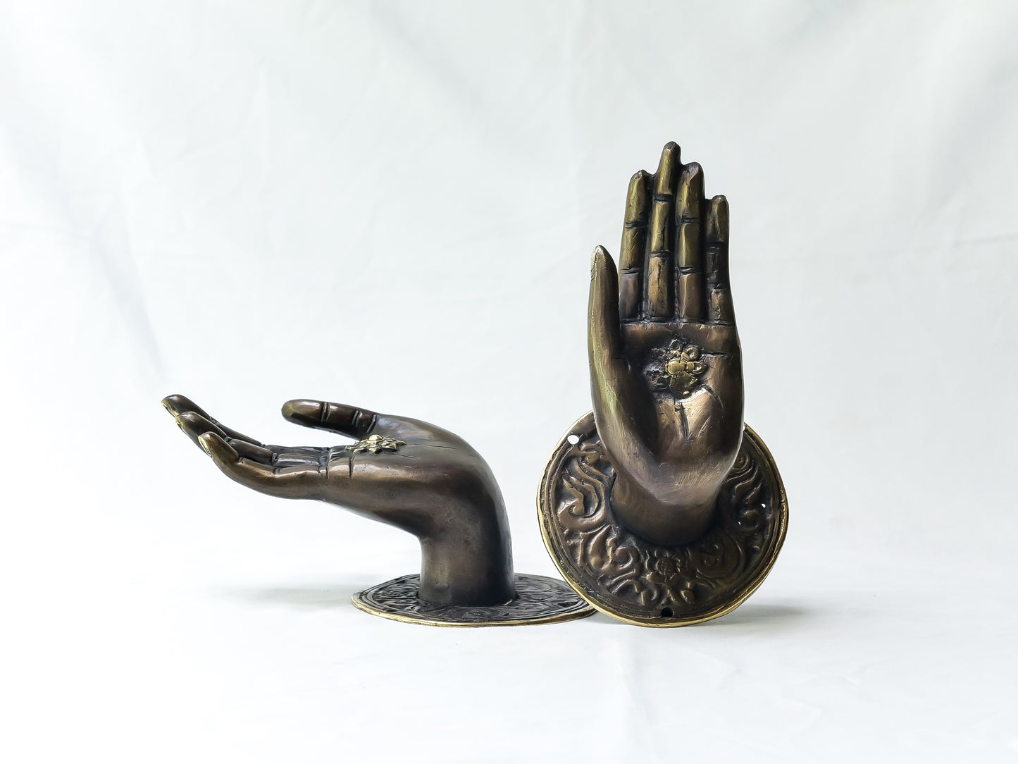 Buddha Hand Blessing in Black