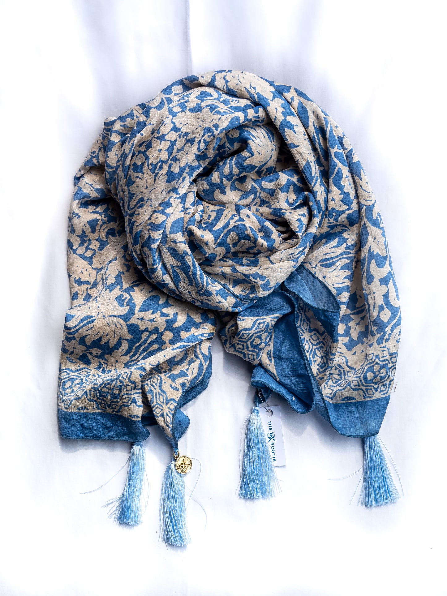 Batik Satin Silk Scarf