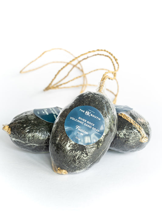 River Rock Volcanic Sand Soap by The BK Boutik
