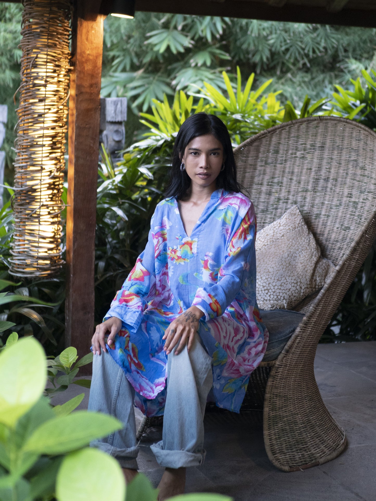 Woman Blouse - China Flowers Edition