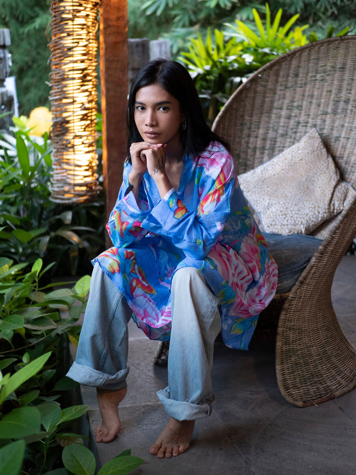 Woman Blouse - China Flowers Edition
