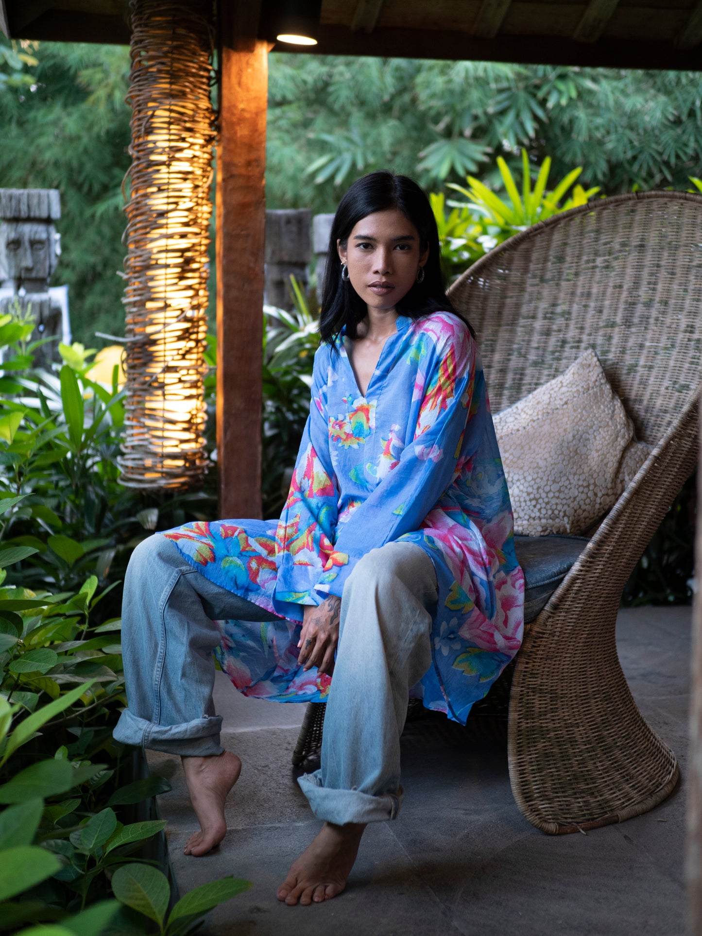 Woman Blouse - China Flowers Edition