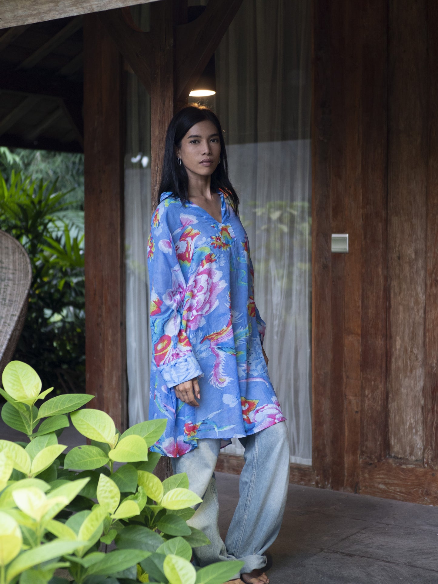 Woman Blouse - China Flowers Edition