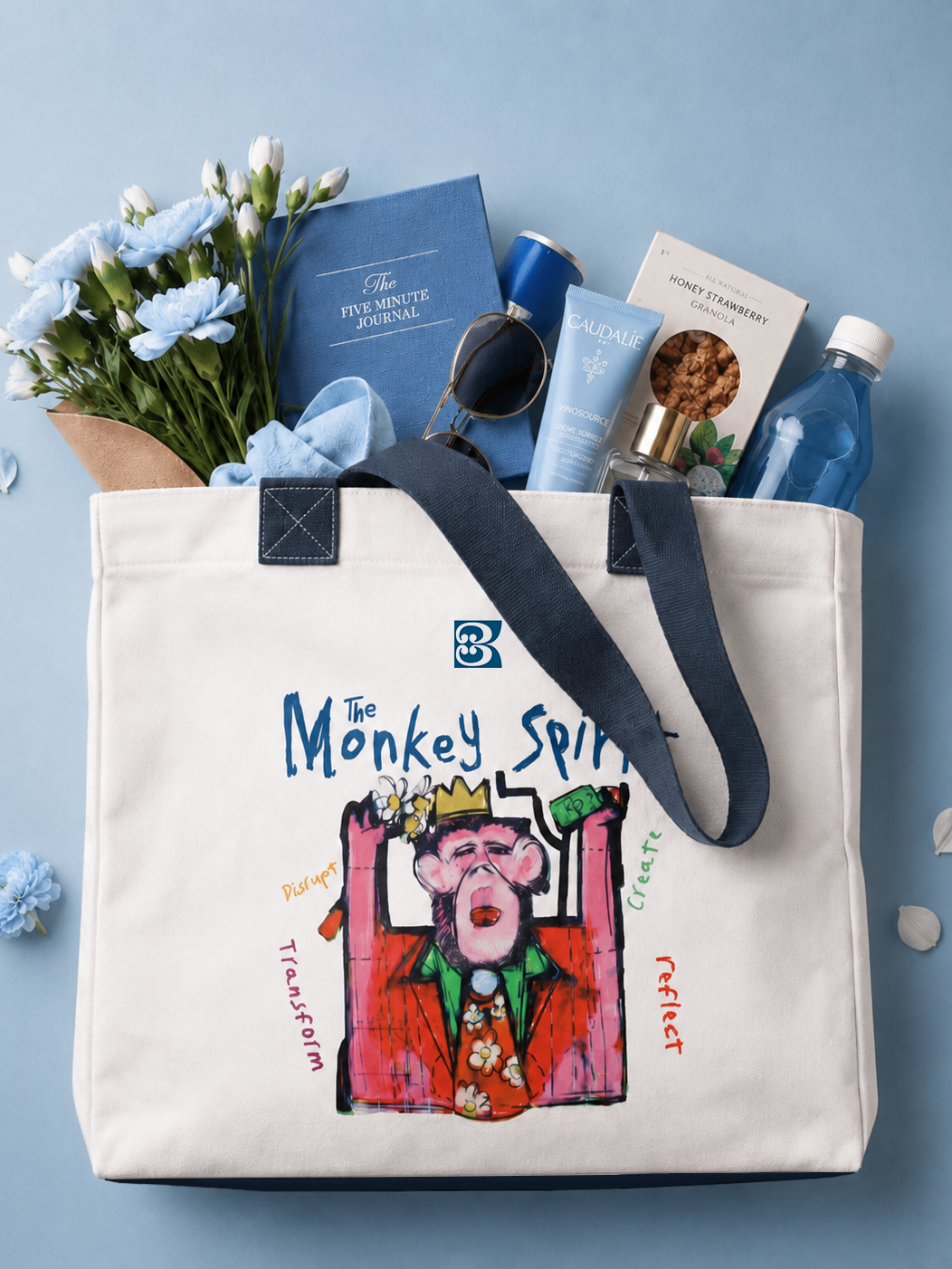 The Monkey Spirit Canvas Tote – Carry the Art